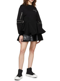 Sneakers montantes en tissu - Black & White