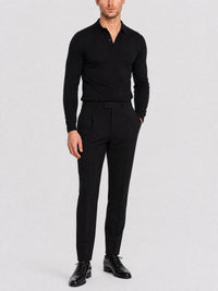 Pantalon à pinces - Deep Black