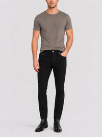 Pantalon à poches en denim - Black