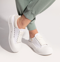 Lace-up trainers - White