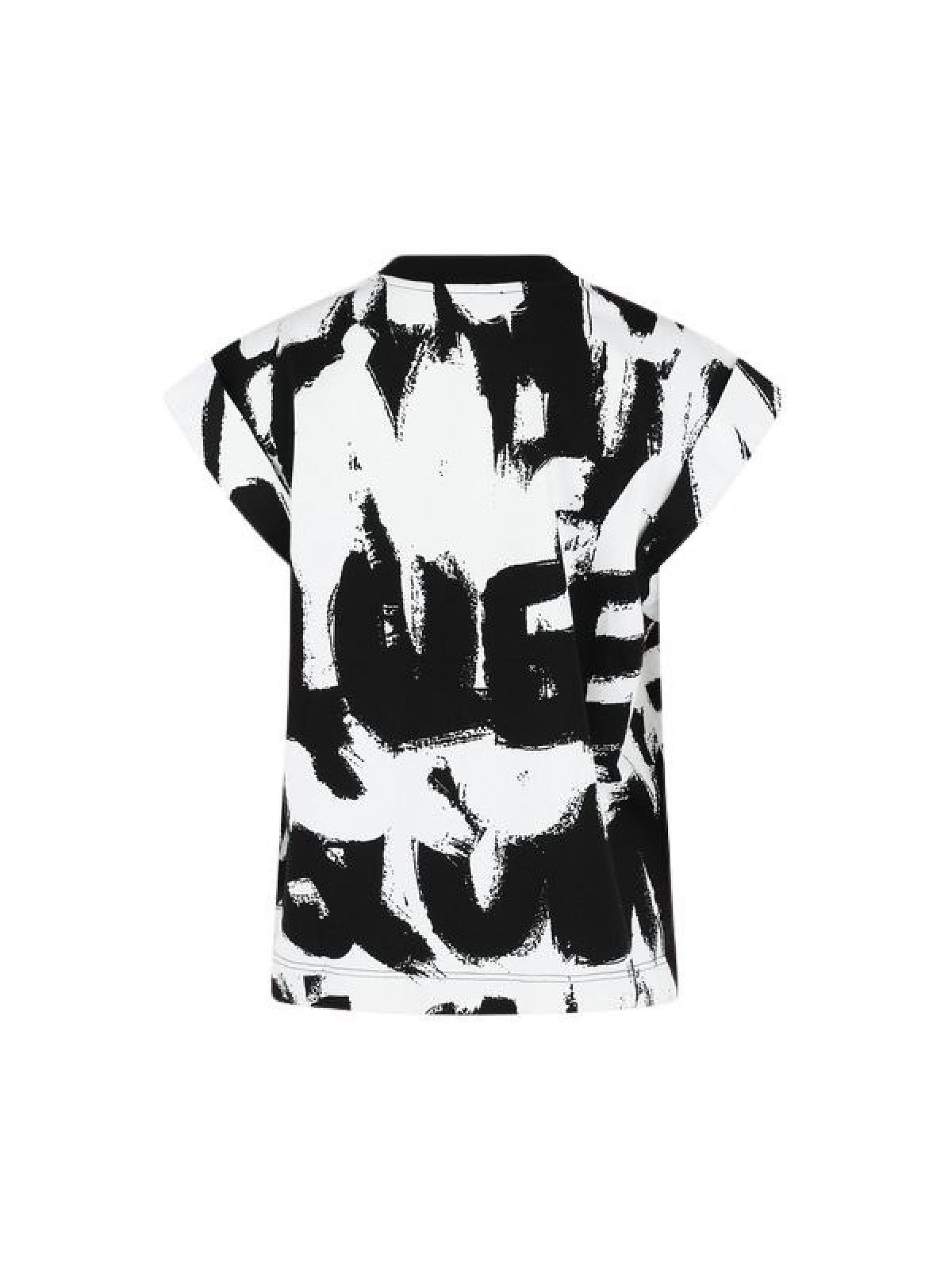 T-shirt à imprimé - White Black