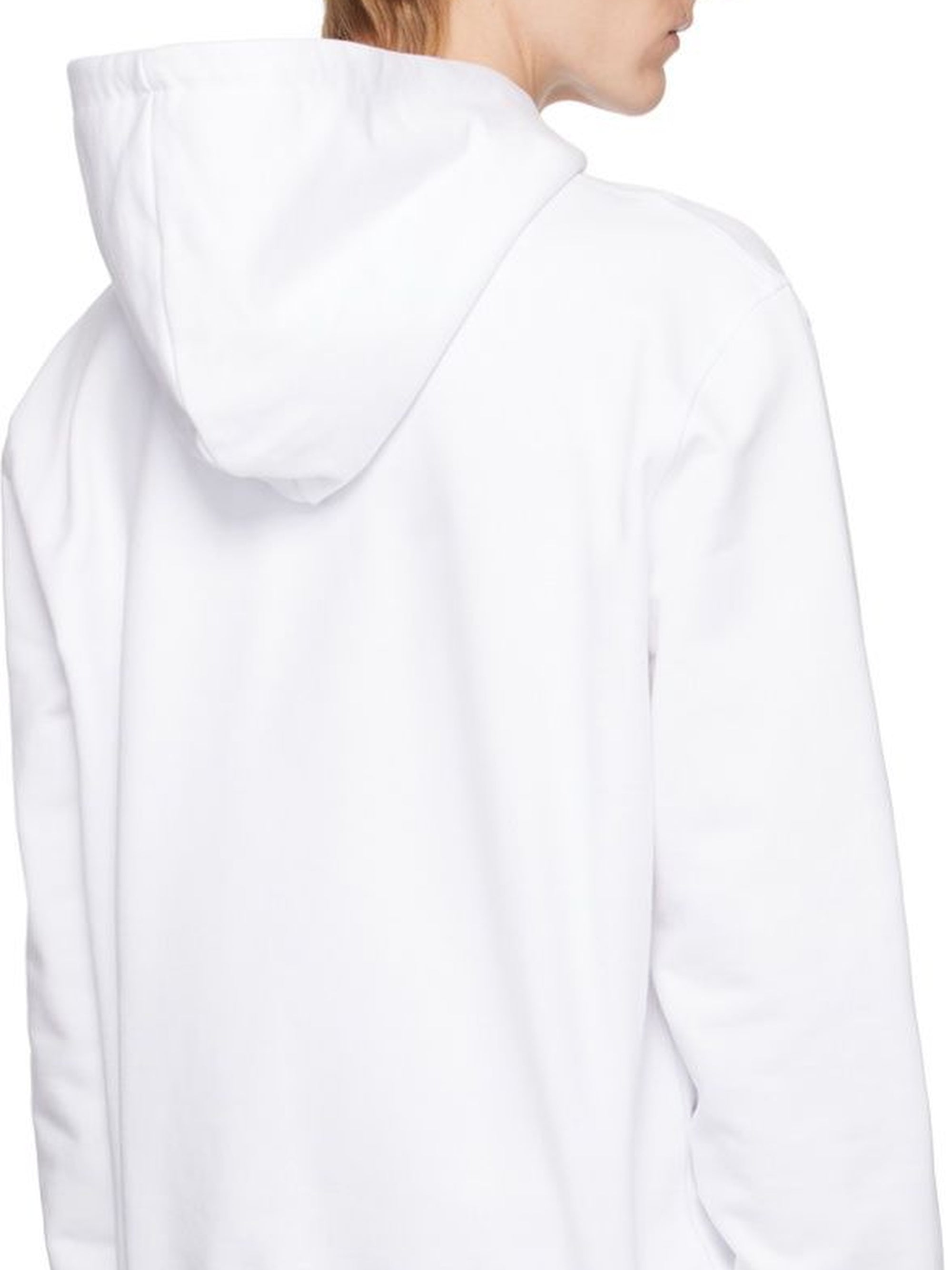 Hooded jumper with logo - White Mix