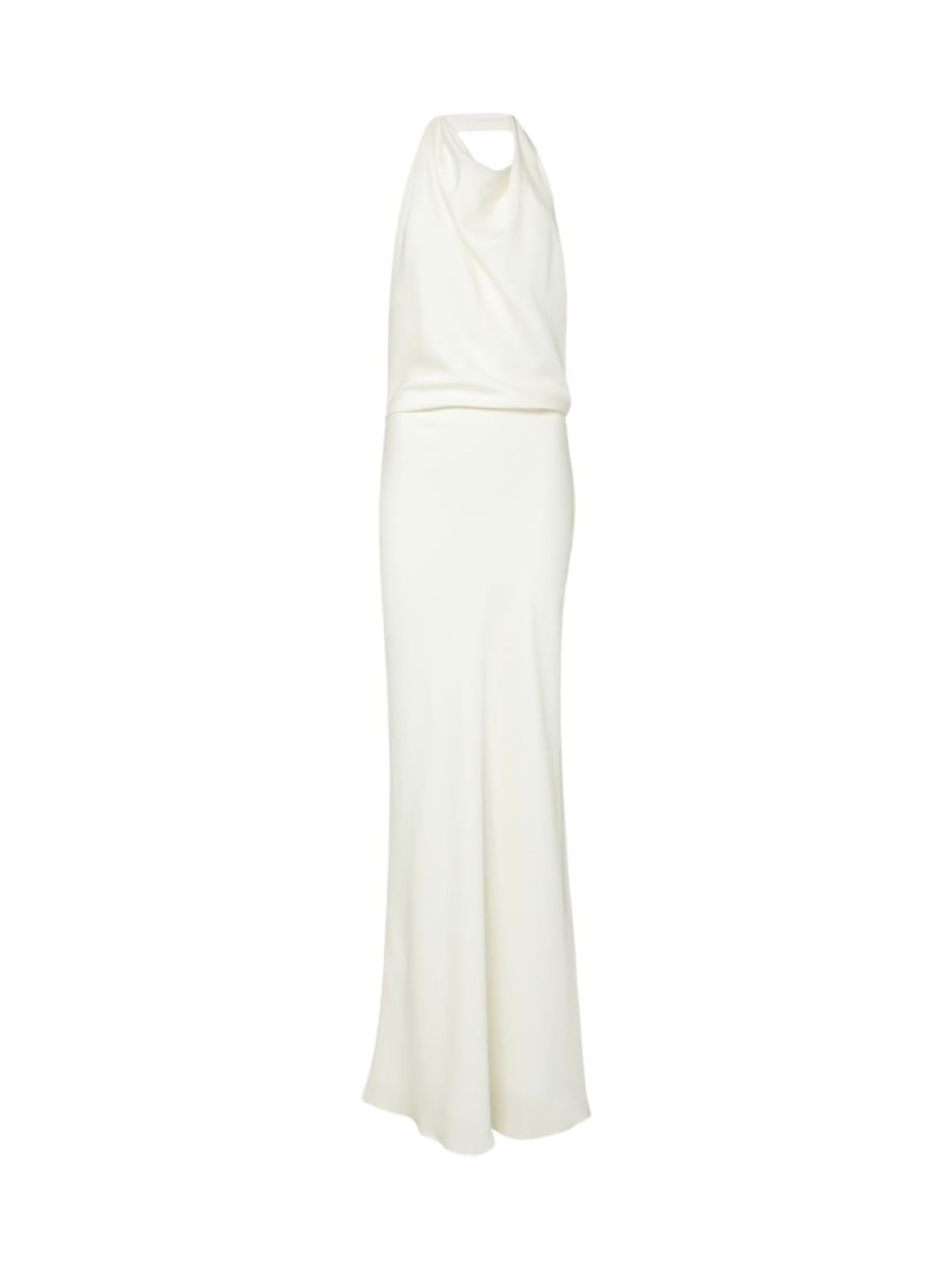 Robe longue dos nu - Light Ivory
