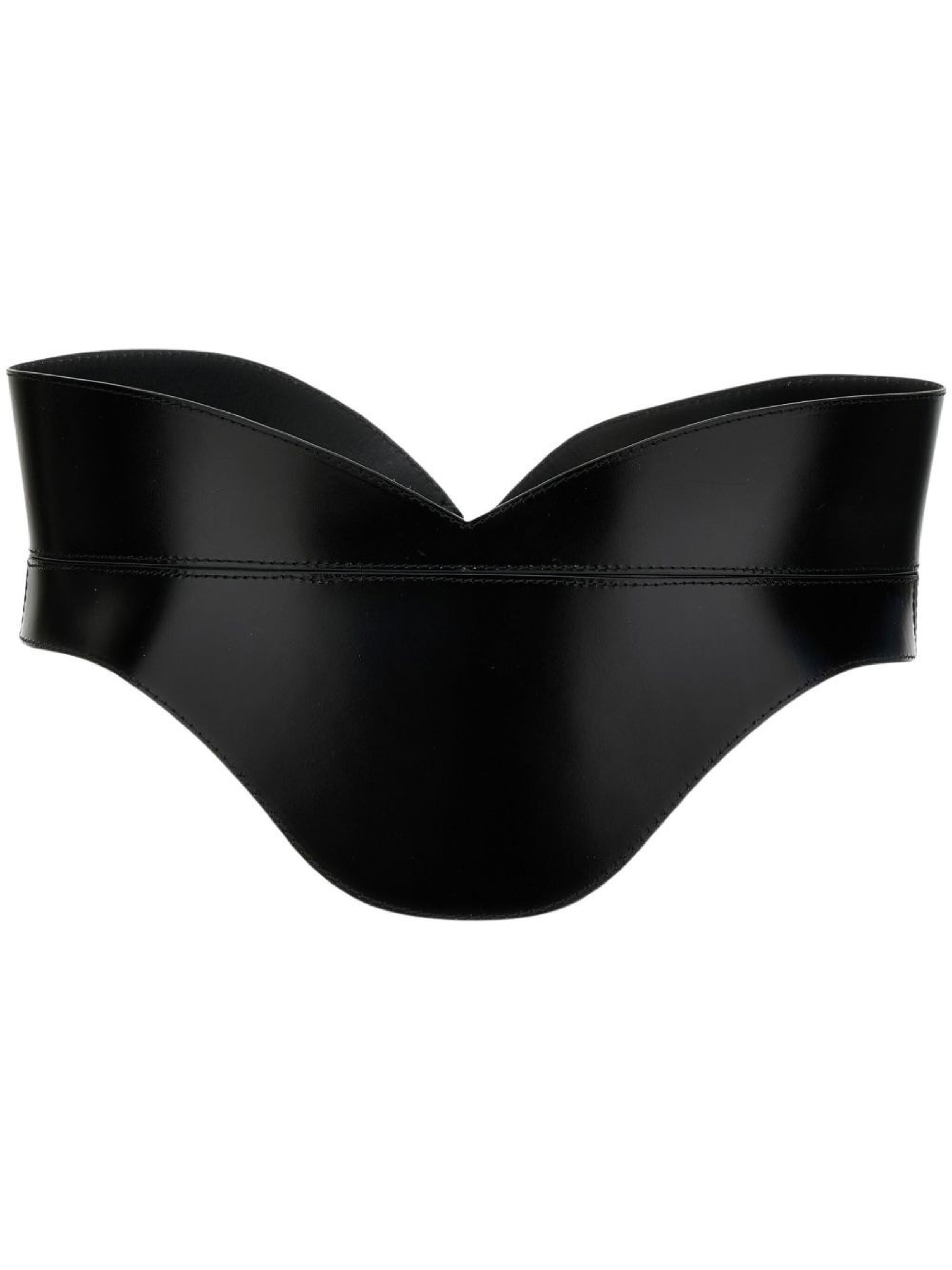 Ceinture corset en cuir - Black