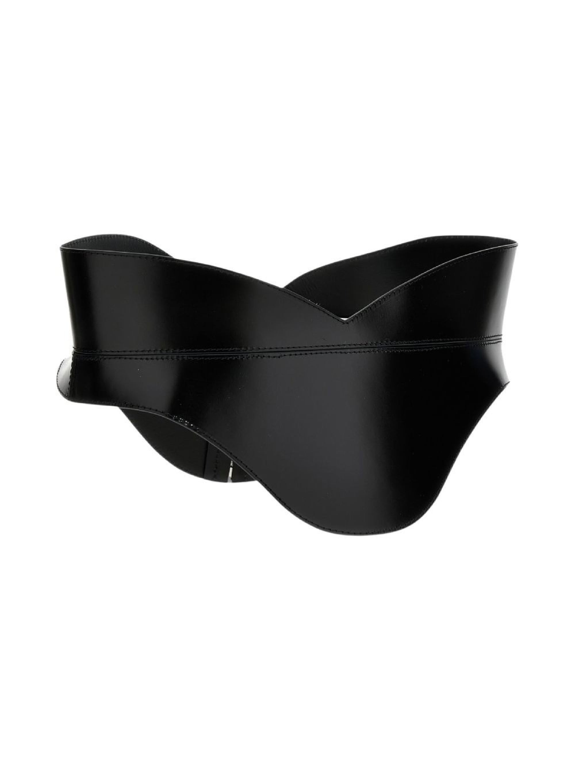 Ceinture corset en cuir - Black