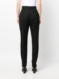 Pantalon avec poches en laine - Black