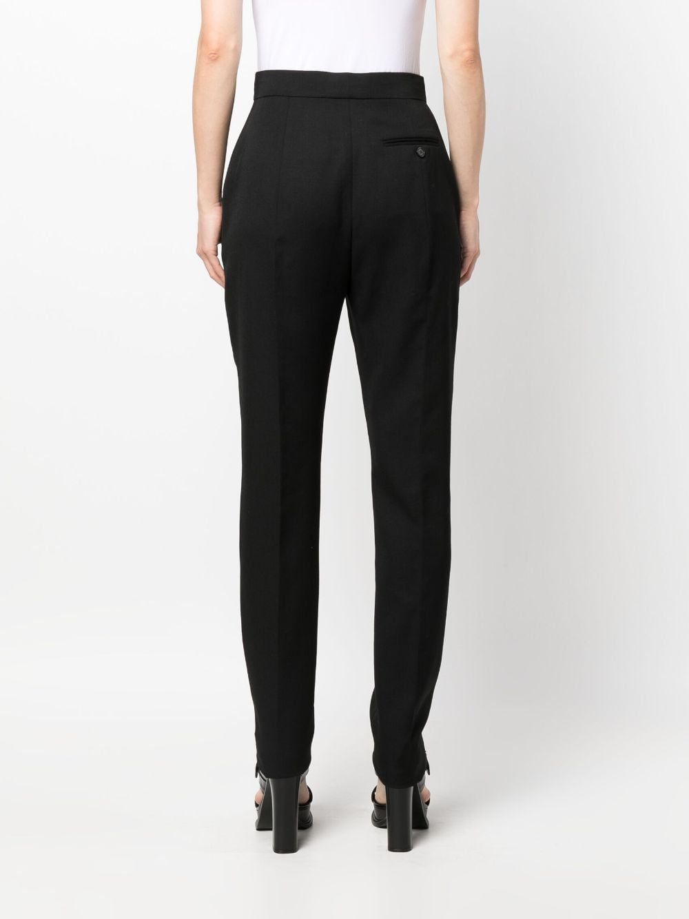 Pantalon avec poches en laine - Black