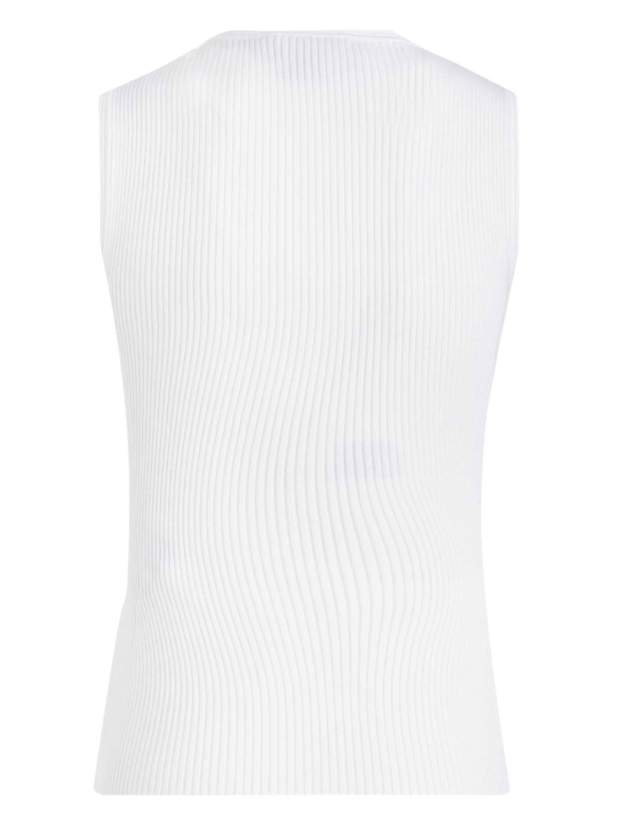 Top avec fermeture éclair - Optic White Gold