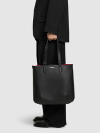 Sac cabas The Edge en cuir - Black