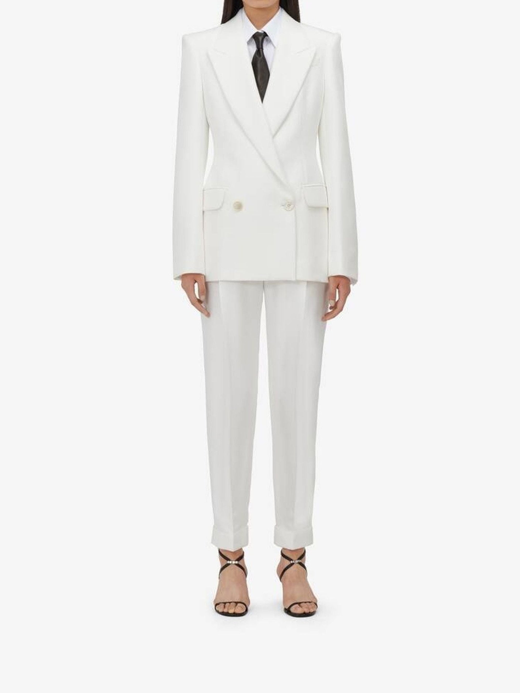 Blazer à fermeture boutonnée - Optical White