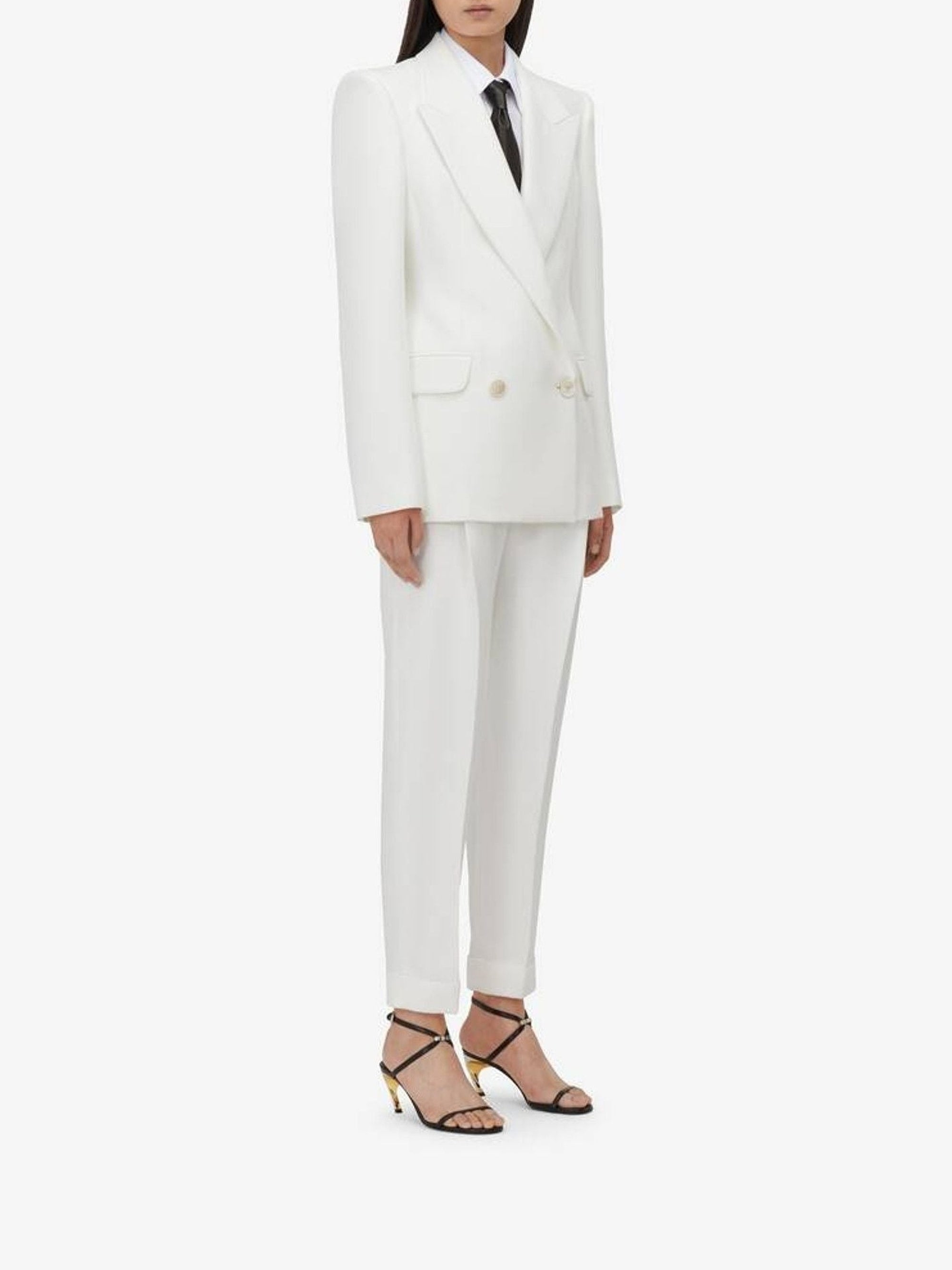 Blazer à fermeture boutonnée - Optical White