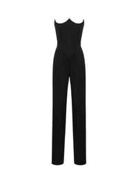 Combinaison avec broderie en laine - Black