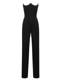 Combinaison avec broderie en laine - Black