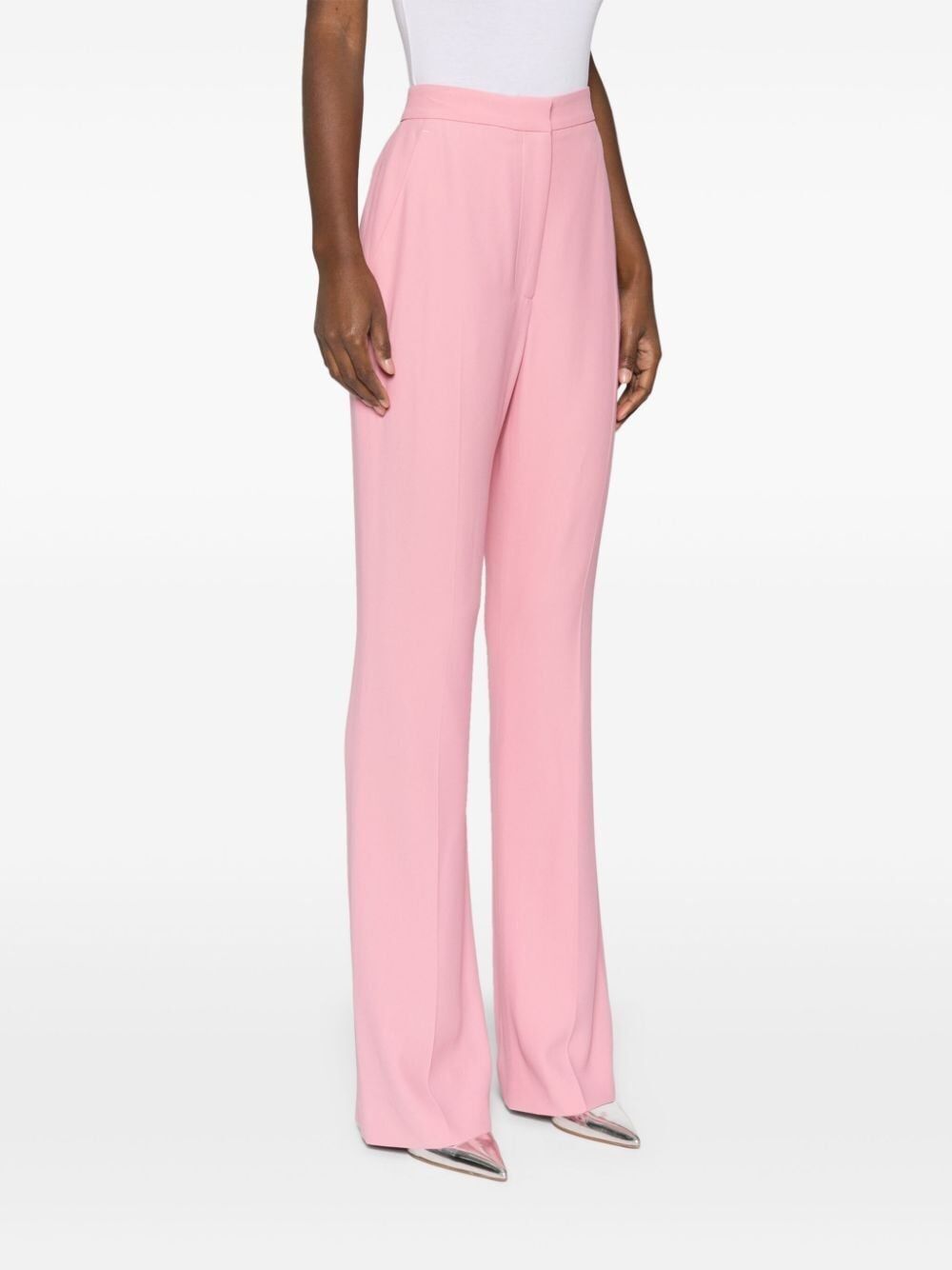High-waisted trousers - Cherry Blossom Pink