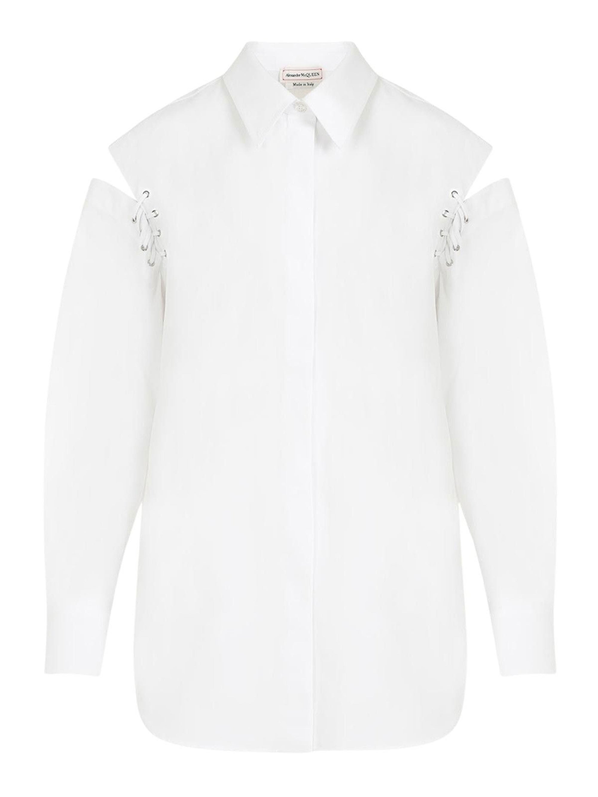 Chemise à lacets - Optical White
