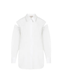 Chemise à lacets - Optical White