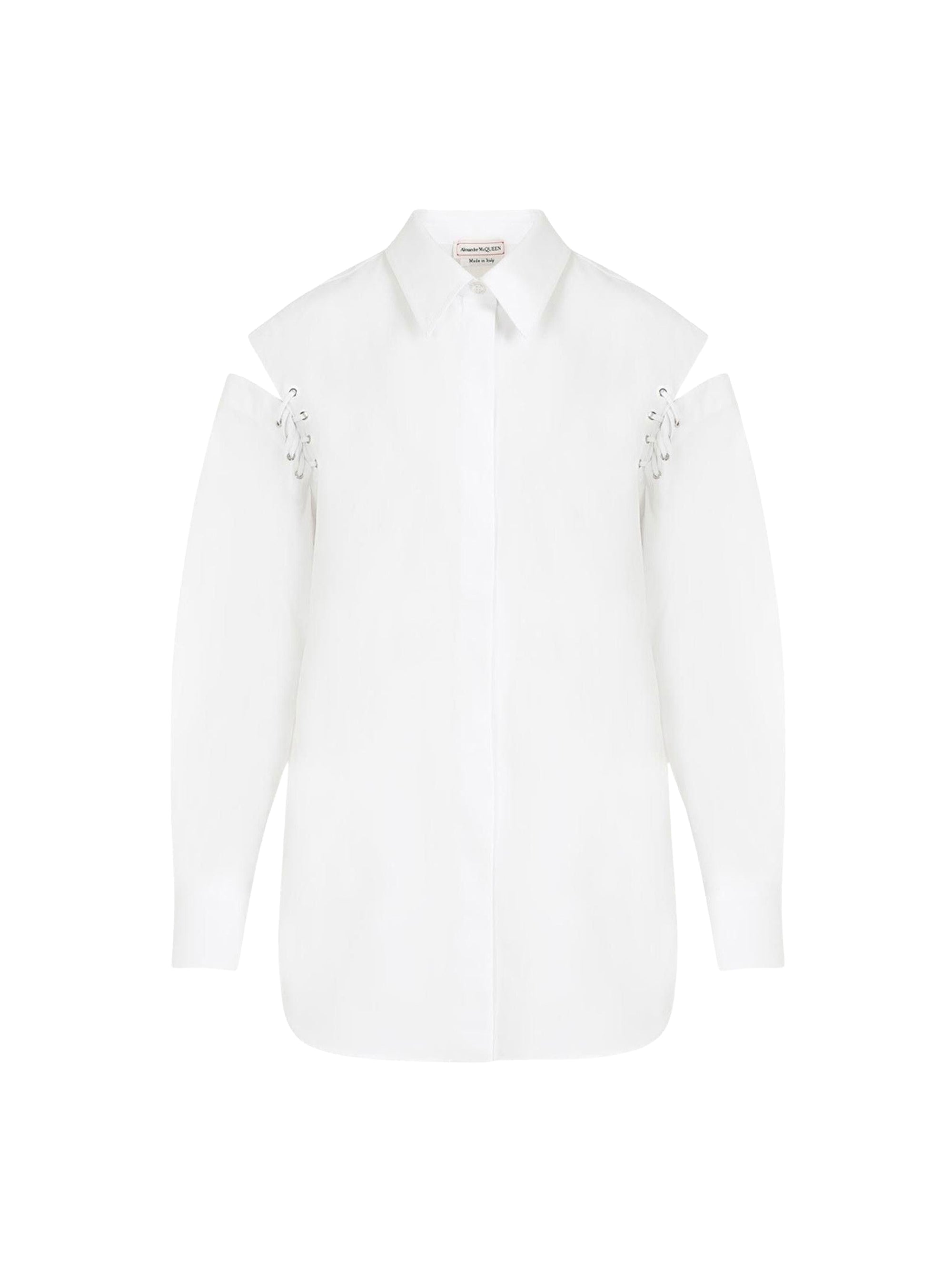 Chemise à lacets - Optical White