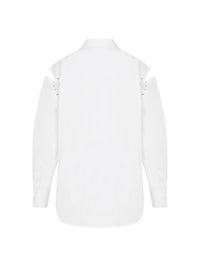 Chemise à lacets - Optical White