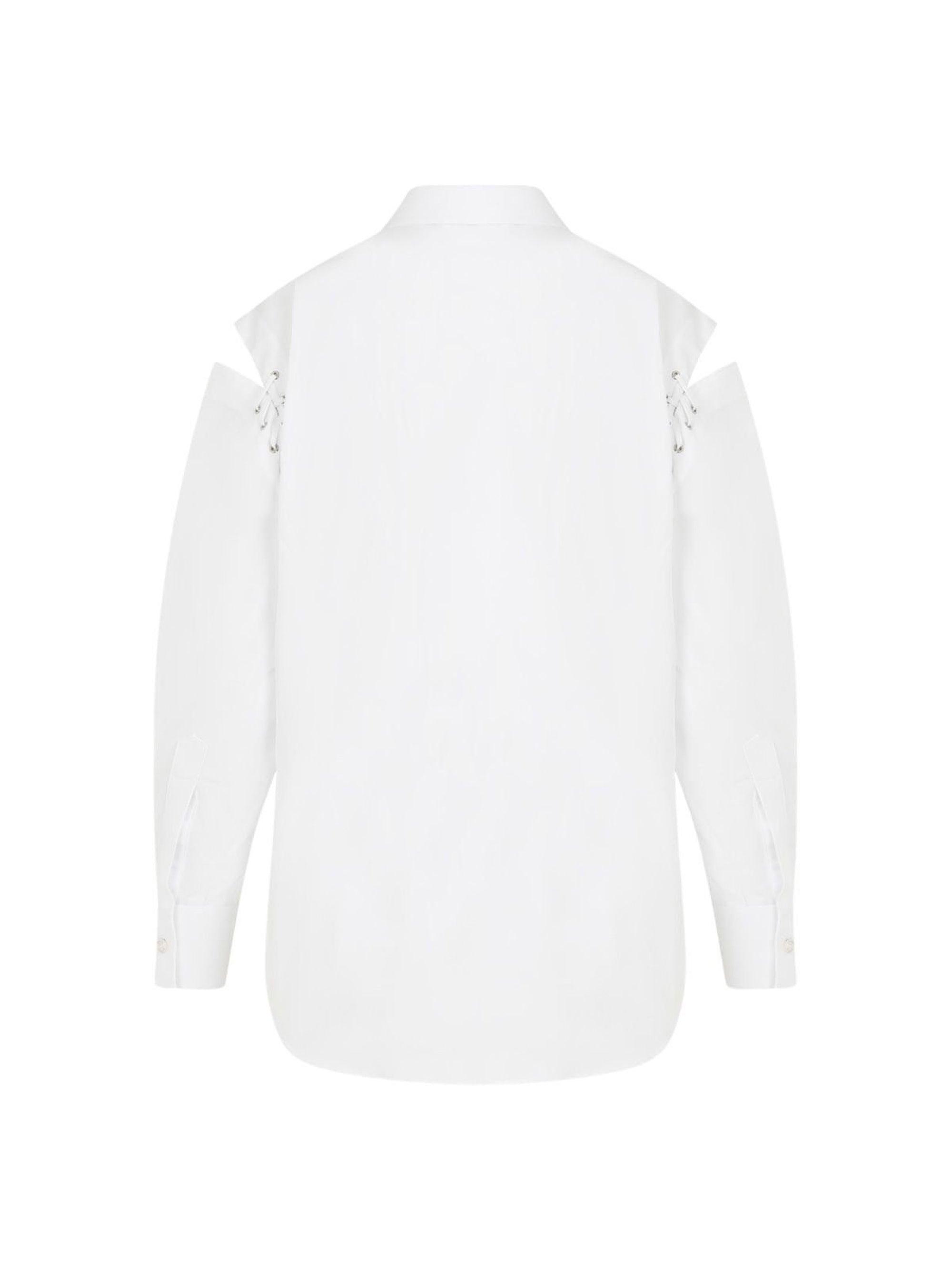 Chemise à lacets - Optical White