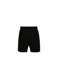 Pantalon avec poches en laine mélangée - Black