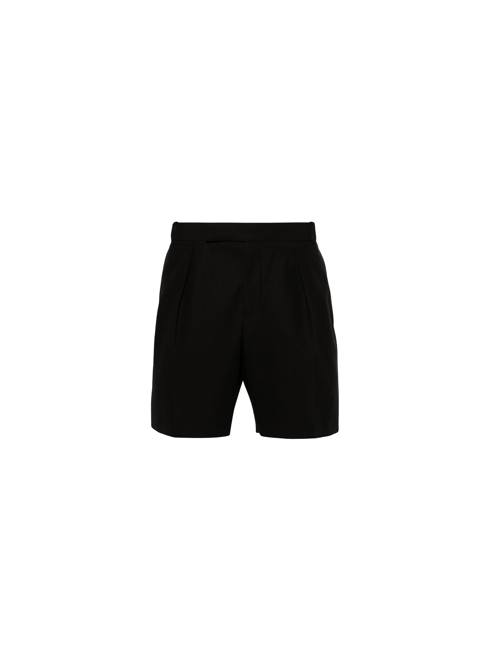 Pantalon avec poches en laine mélangée - Black