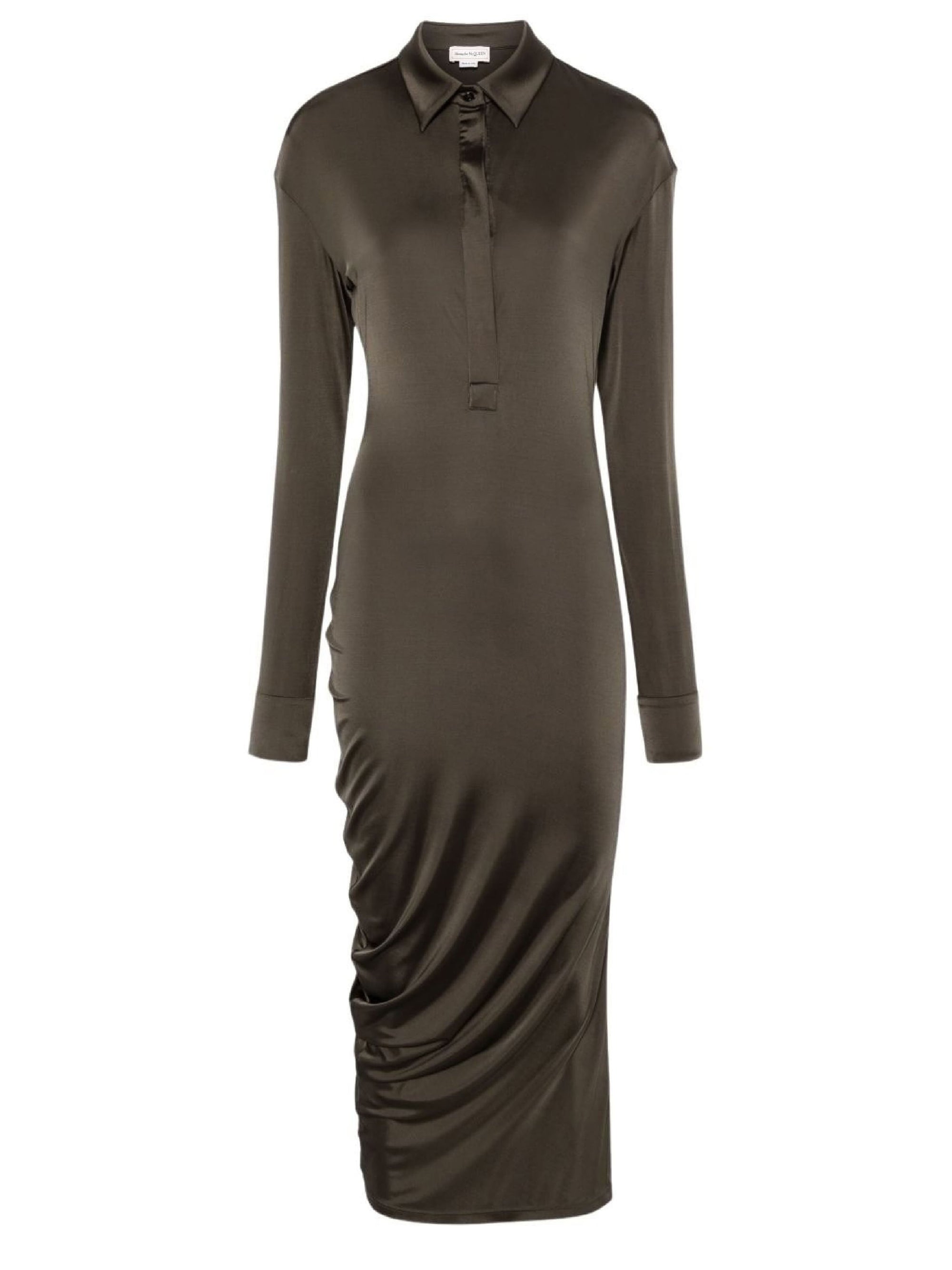 Robe chemise ajustée - Khaki