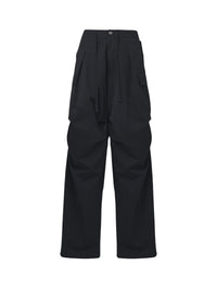Pantalon cargo large - Black