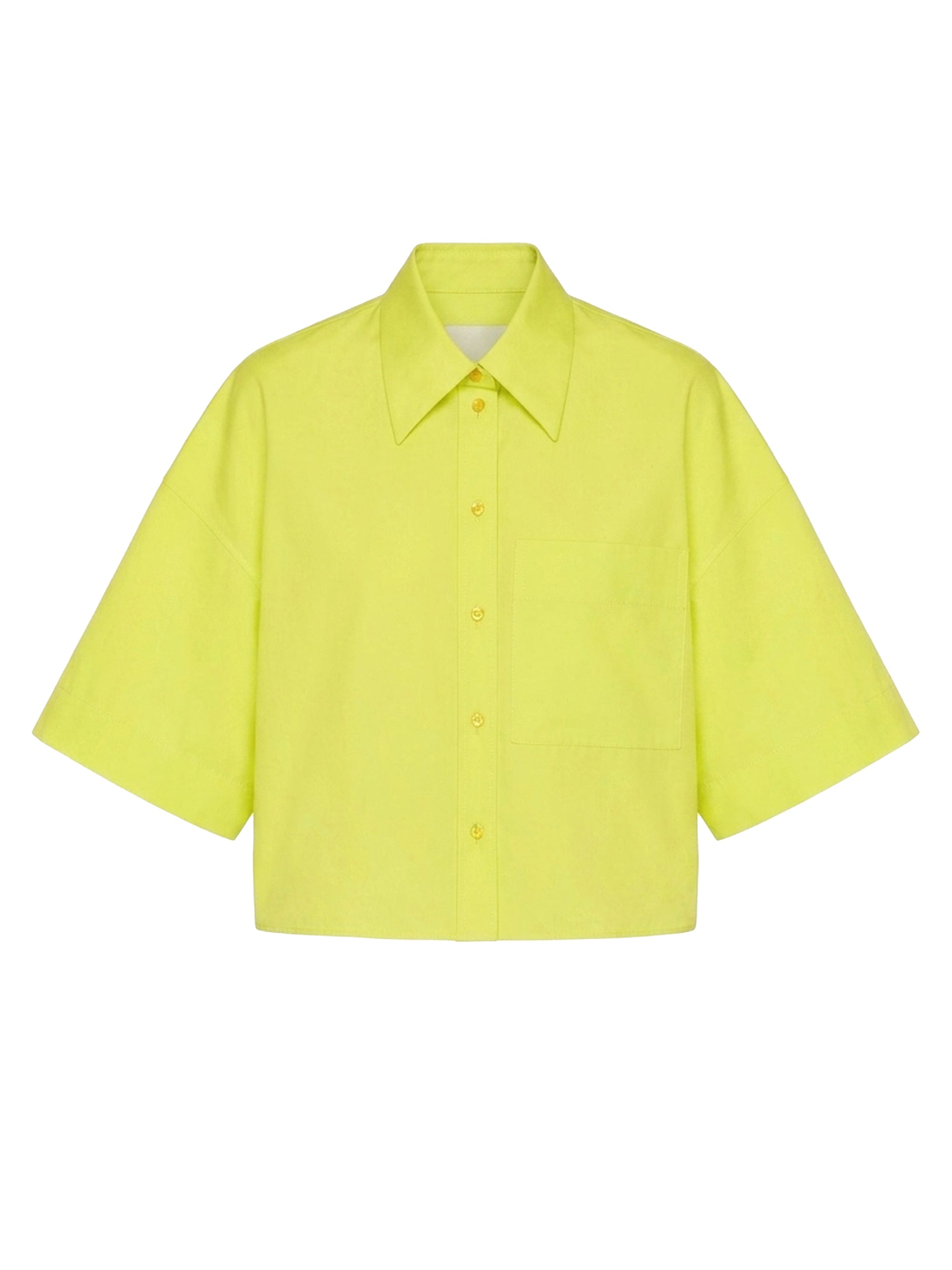 Chemise courte boutonnée - Acid Yellow