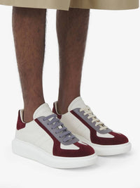 Sneakers avec logo en cuir - Off White Rumba Grey