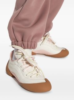 Sneakers à lacets en cuir - Off White Pink