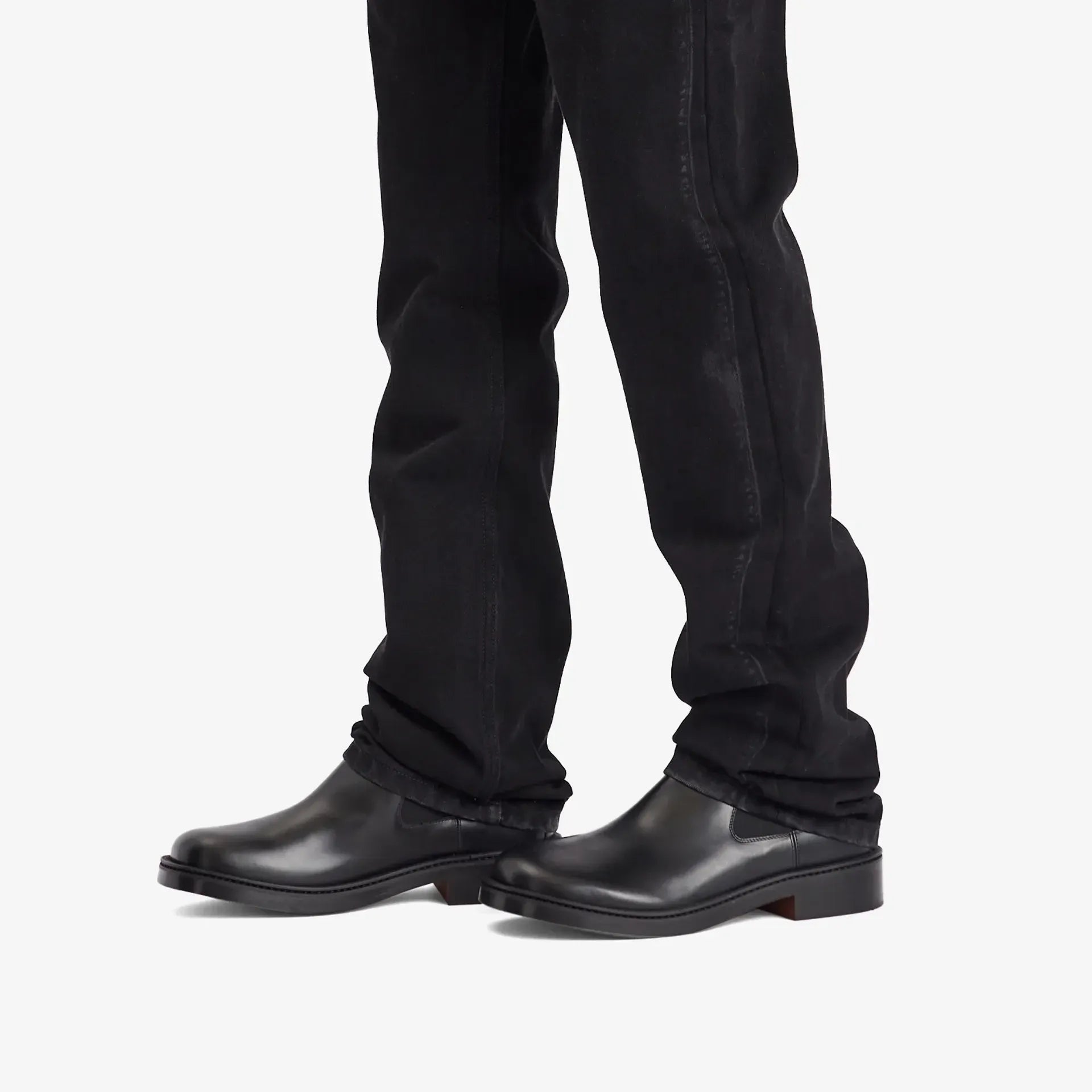 Bottines Chelsea en cuir - Black