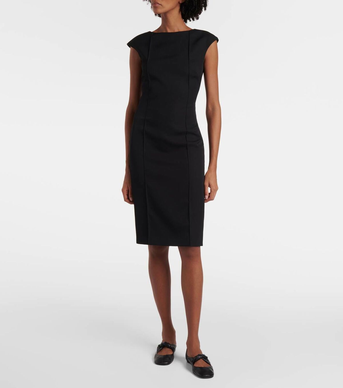 Ballerines avec sangles 50 en cuir - Black