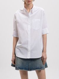 Chemise à manches courtes - Optical White