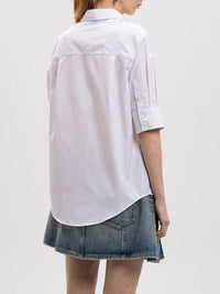 Chemise à manches courtes - Optical White