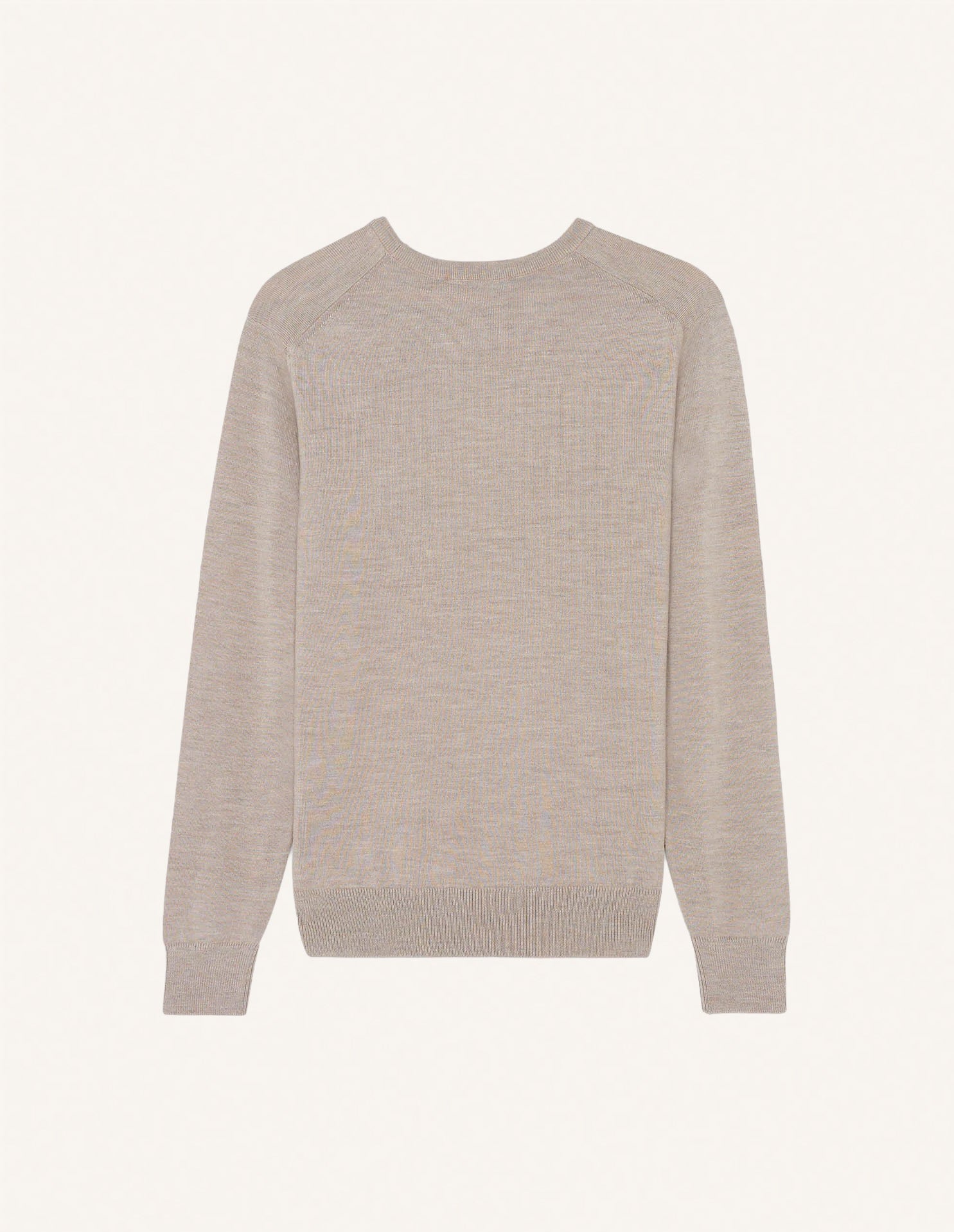 Chillax Merino Regular Jumper - Beige Melange