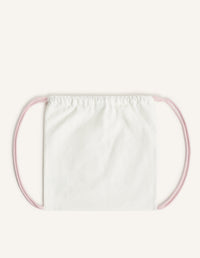 Sac à dos Fox Head Kid en toile - Ecru & Soft Pink