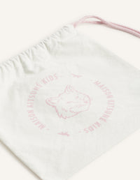Sac à dos Fox Head Kid en toile - Ecru & Soft Pink