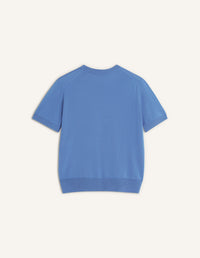Baby Fox Merino Jumper - Dutch Blue