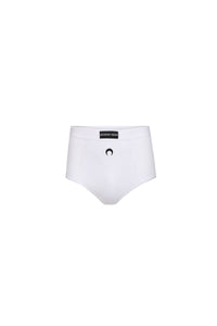 Culotte en coton côtelé - White