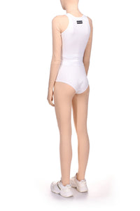 Culotte en coton côtelé - White