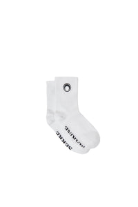 Chaussettes mi-hautes en coton - White
