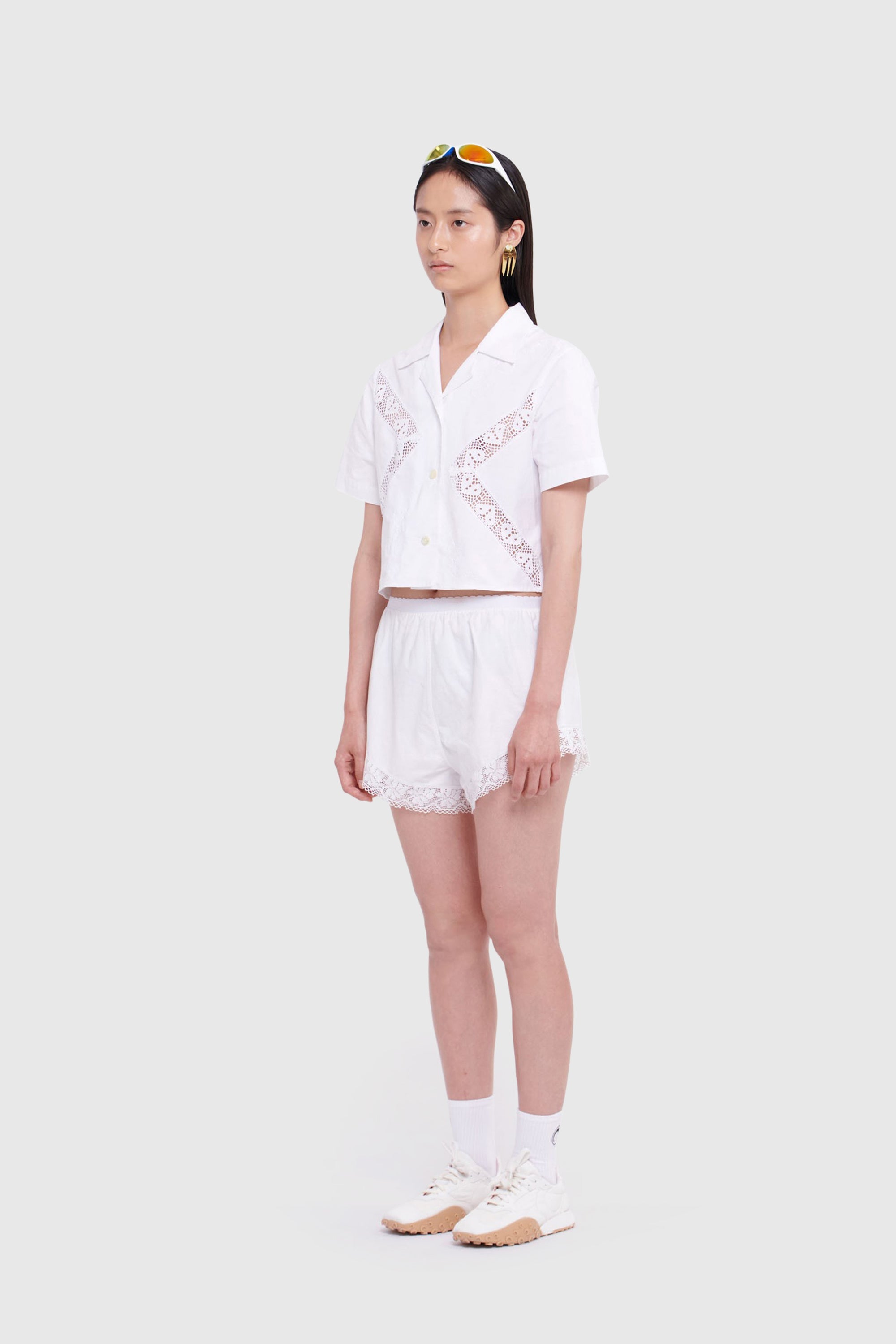 PRIX MARQUE : 85€_White Chemise - White