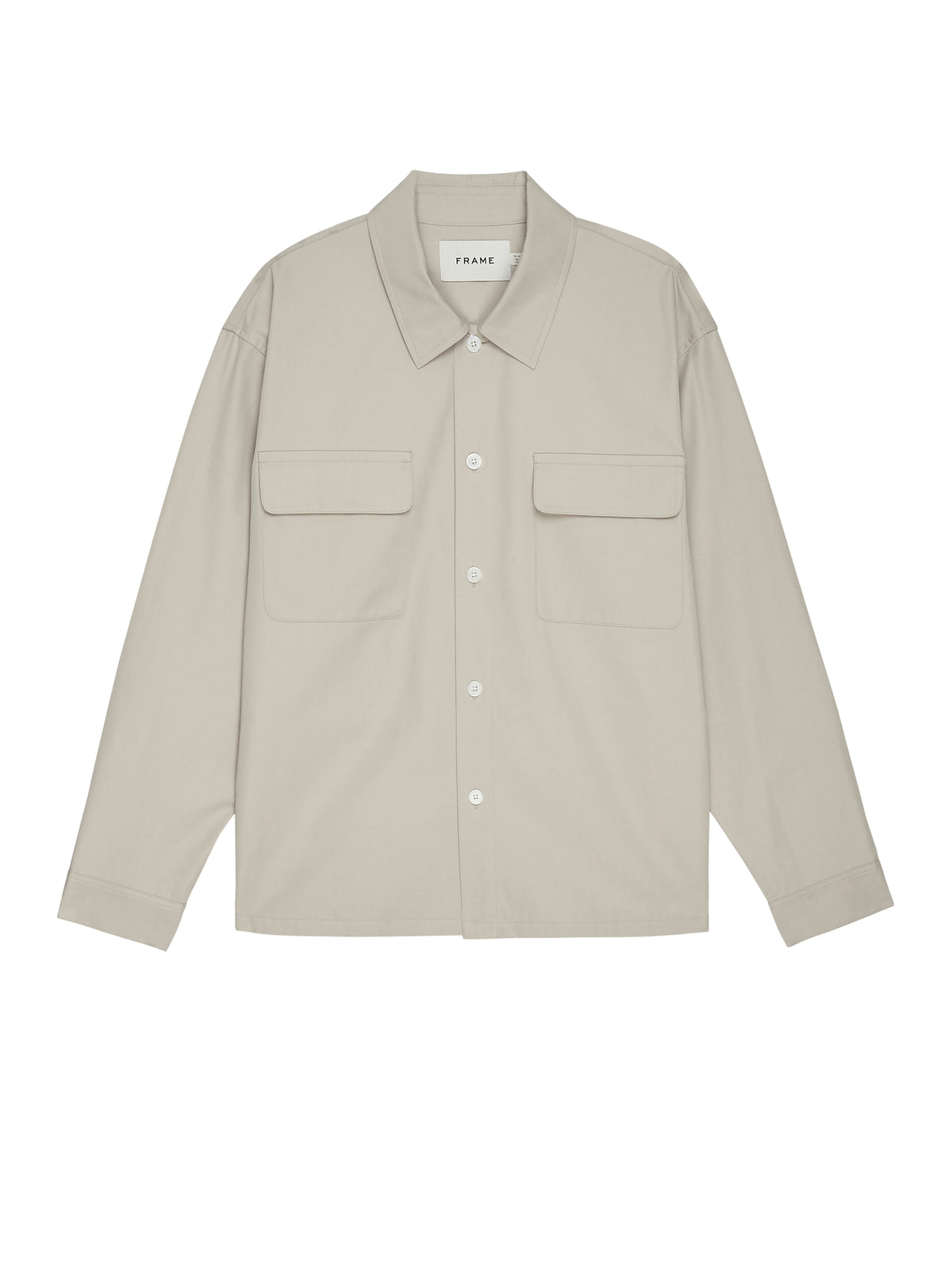 DOUBLE POCKET OVERSHIRTLIGHT BEIGE