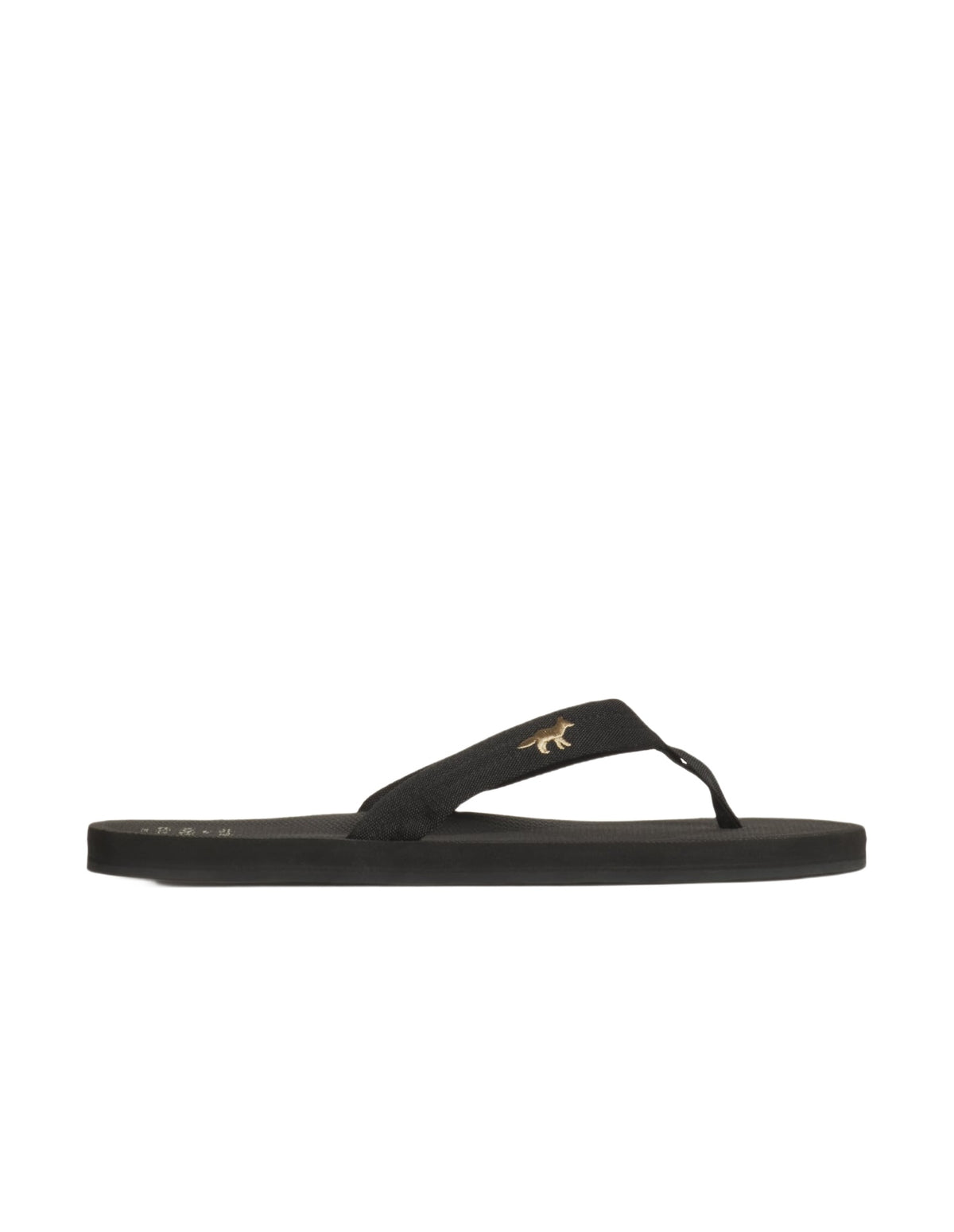 Claquettes Maison Kitsune X Indosole Easy Living - Black