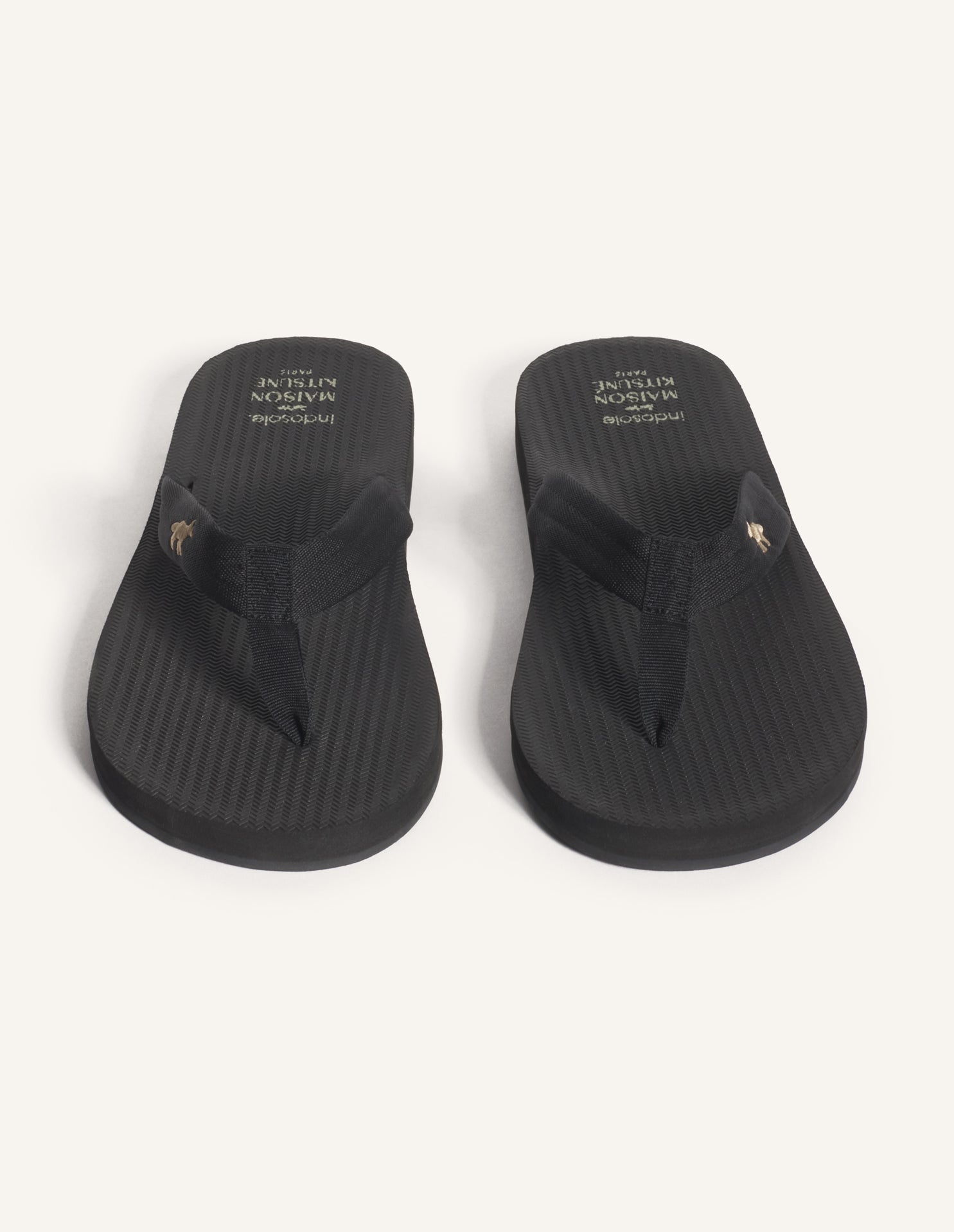 Maison Kitsune X Indosole Easy Living - Black