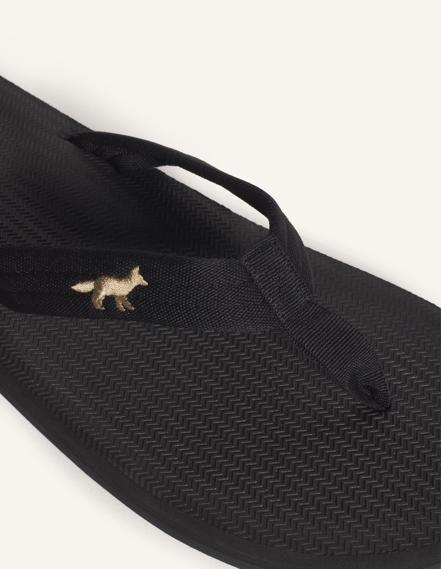 Maison Kitsune X Indosole Easy Living - Black