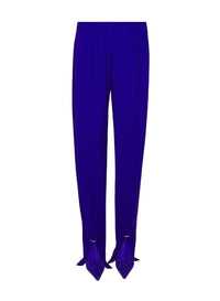 ULTRABLUE // blue pierced loose tailored trousers