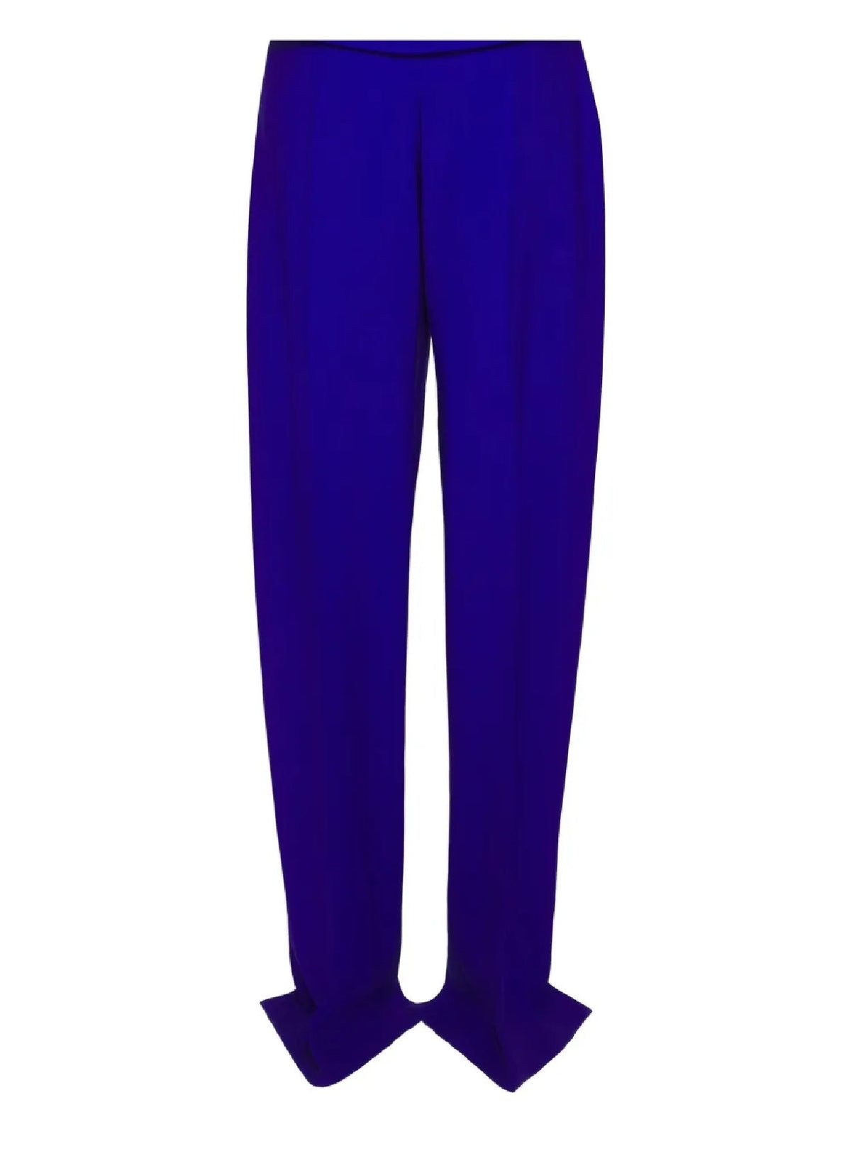 ULTRABLUE // blue pierced loose tailored trousers