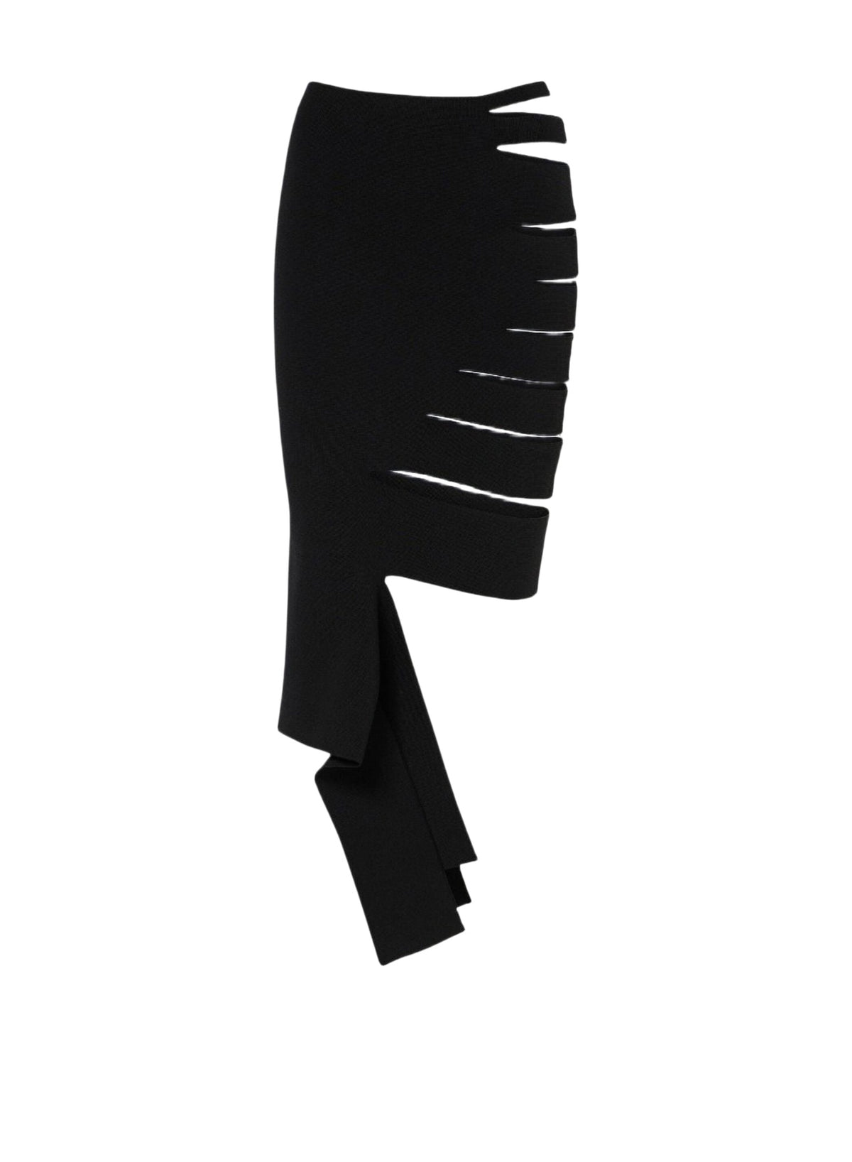 Bandage-style skirt – Black