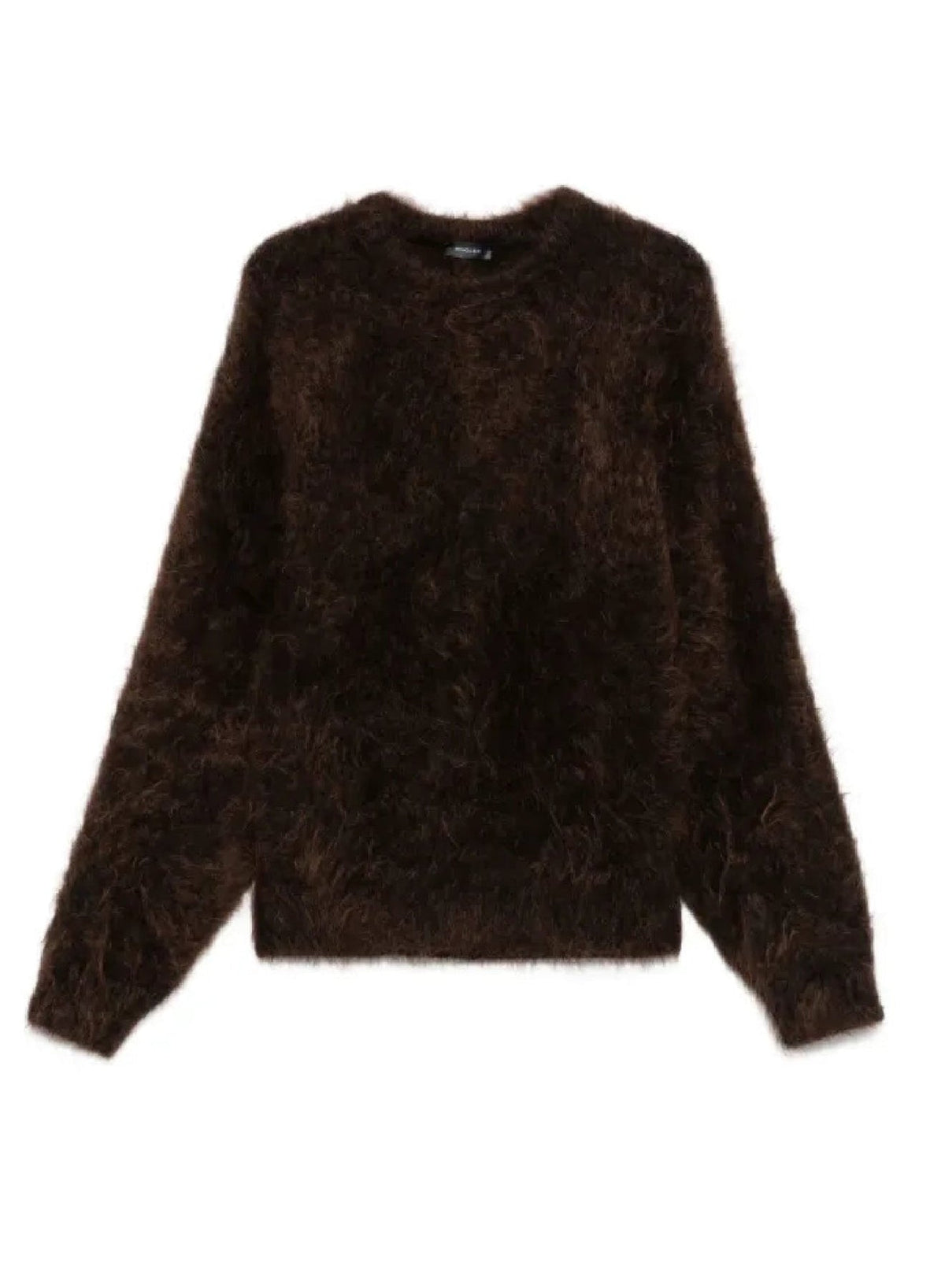CHOCOLATE // brown mohair sweater